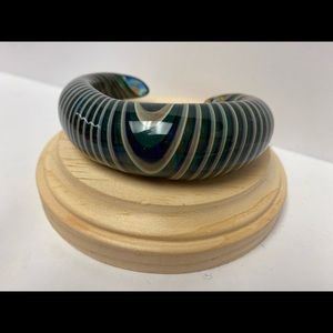 Glass Cuff Bracelet